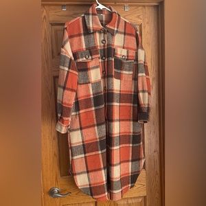 Shacket- Fall color plaid. Never worn.